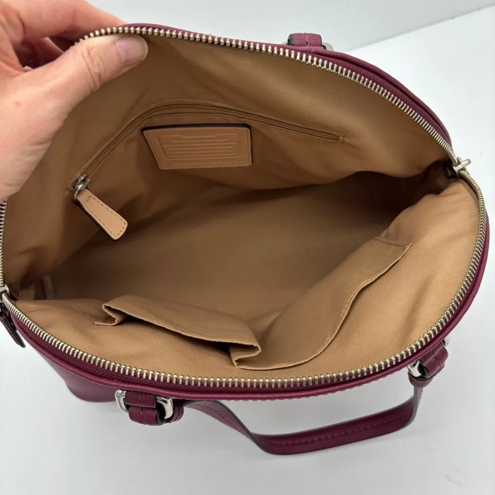 Coach Peyton Leather Satchel Purse